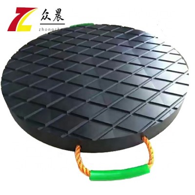 crane leg support uhmwpe plastic outrigger panel